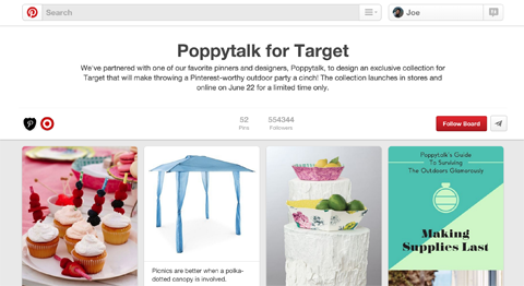 poppytalk target group board