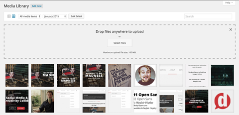 image upload in wordpress