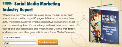 social media examiner lead magnet