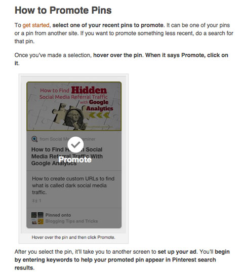 social media examiner pinterest promoted pins article