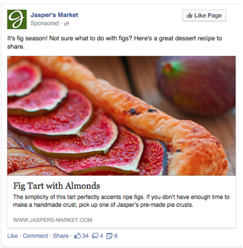 facebook ad example