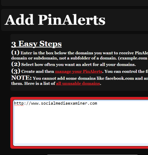 pinalerts app