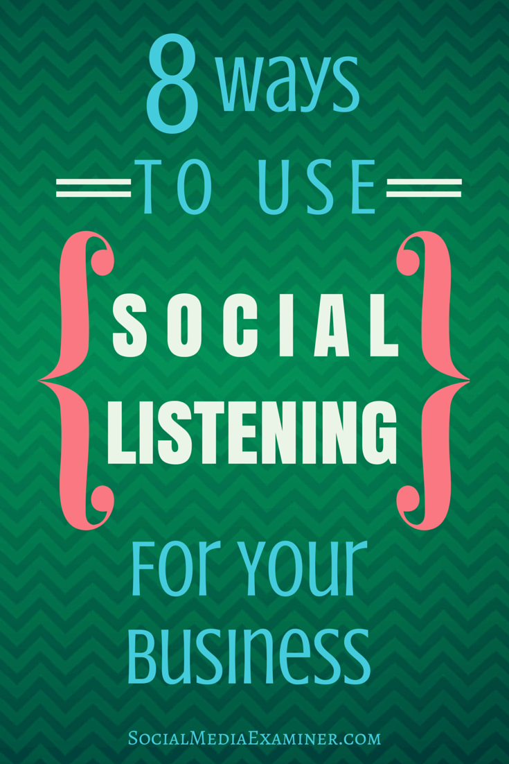 8 Ways to Use Social Listening for Your Business : Social Media Examiner