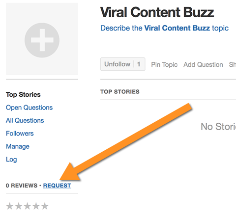 request topic reviews on quora