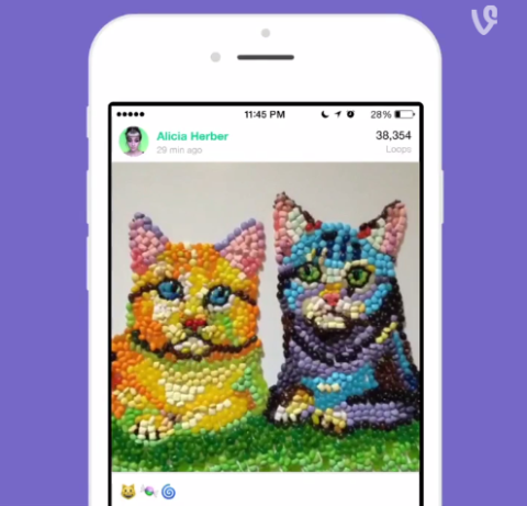 Vine Improves Sharing