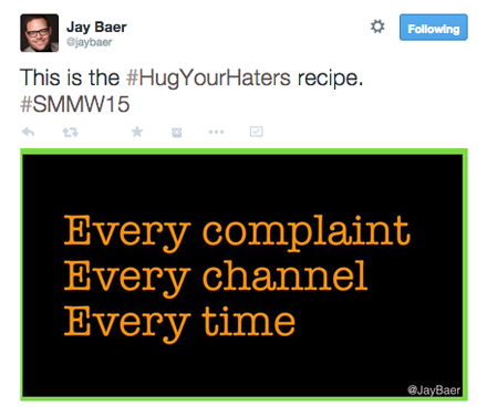 takeaway from jay baer smmw15 presentation