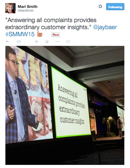 takeaway from jay baer smmw15 presentation