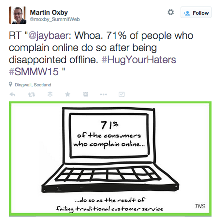 takeaway from jay baer smmw15 presentation