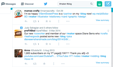 twitter search results for #maker #blog