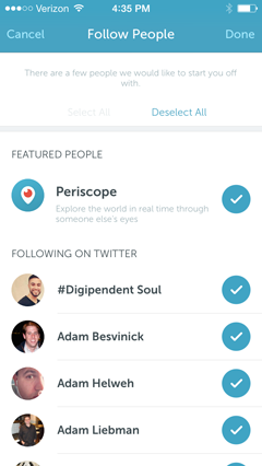 periscope people to follow