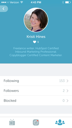 profile in periscope