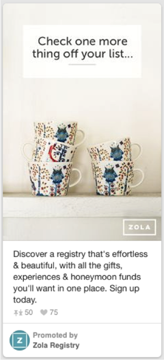 zola registry promoted pin