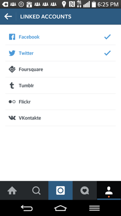 Image result for link instagram to facebook and twitter