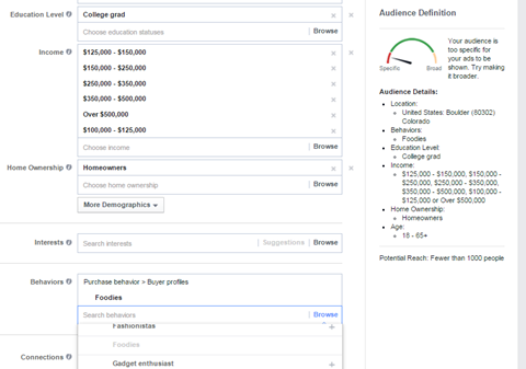 precise targeting features