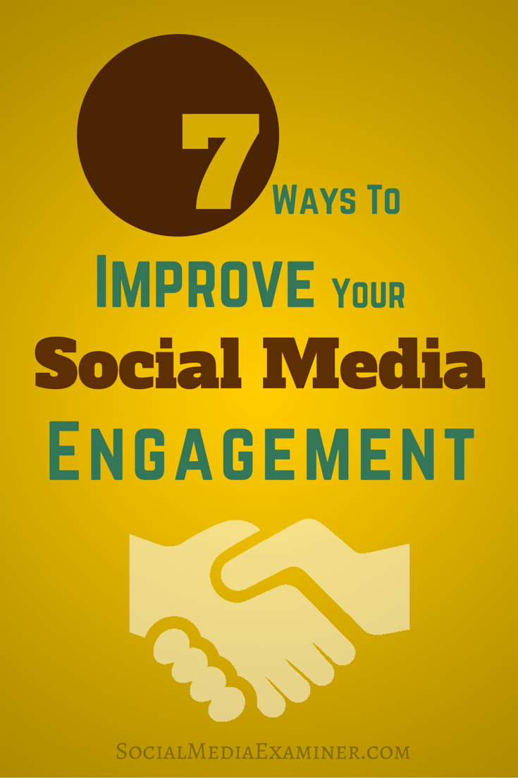 how to improve social media engagement