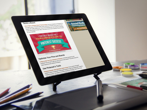 social media examiner pinterest article placeit image