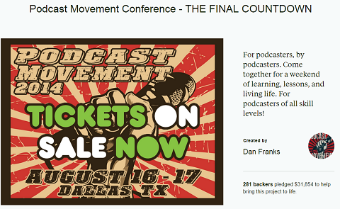 podcast movement kickstarter