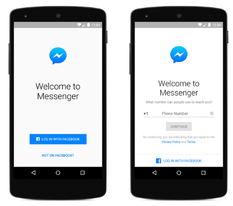 Facebook Messenger No Longer Requires a Facebook Account