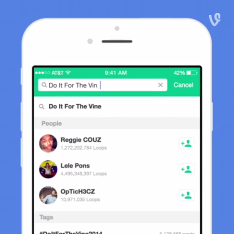 Vine Updates its Search