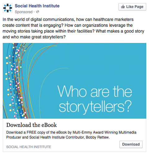 social health institute facebook ad