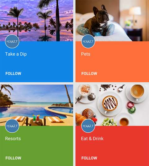 hyatt google+ collections