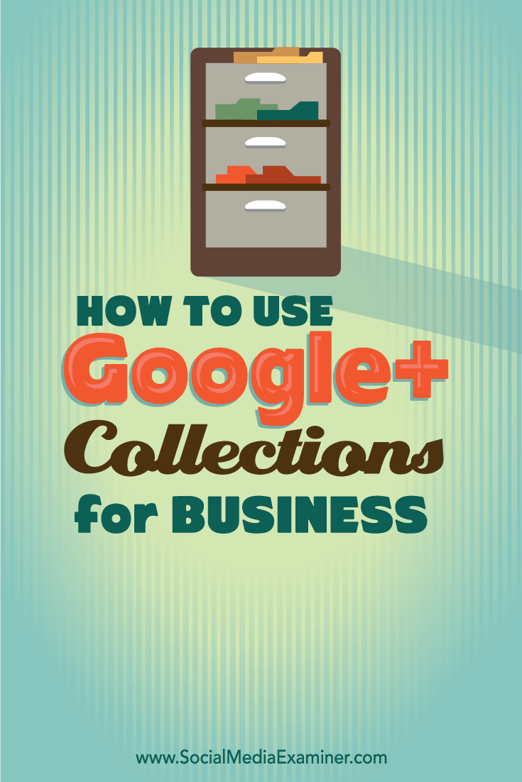 how to use google+ collections