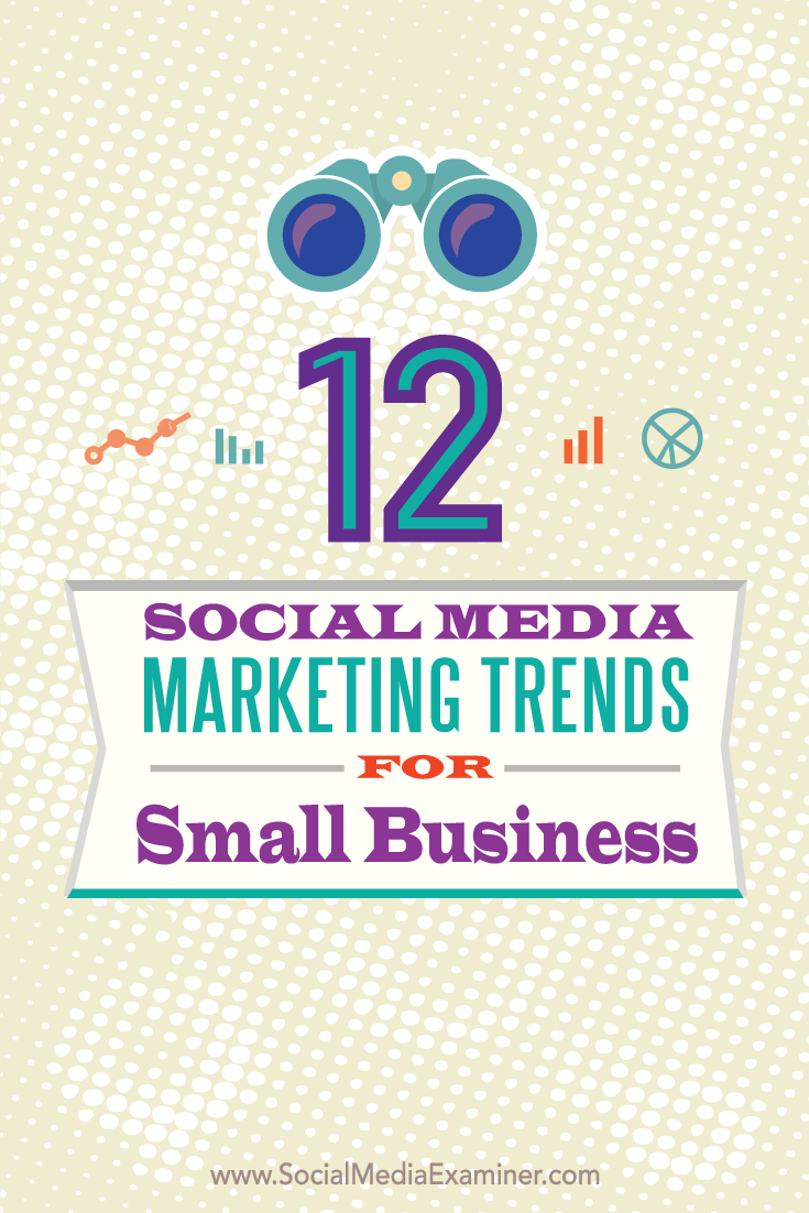 twelve social media marketing trends for small businesses