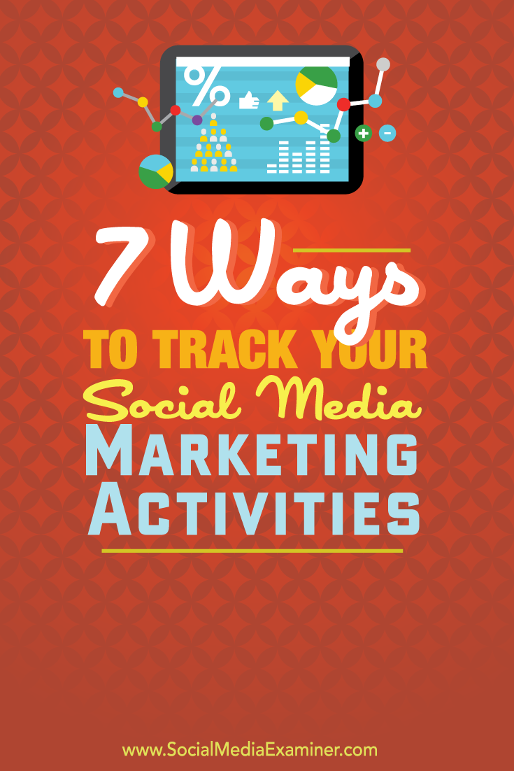 tips for tracking your social media marketing activities