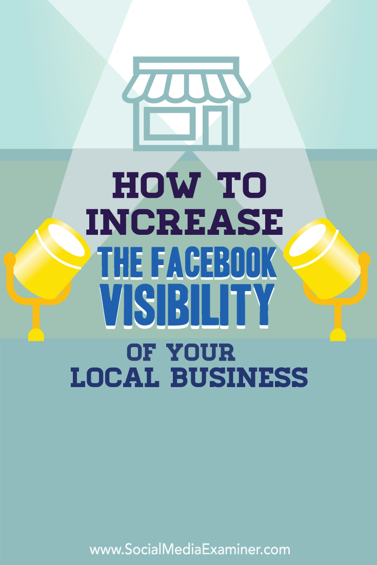 increase visibility for your local business on facebook