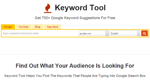 keyword tool