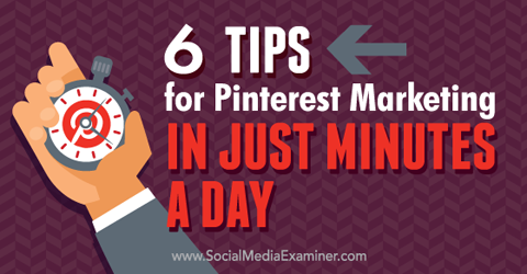 pinterest marketing in minutes