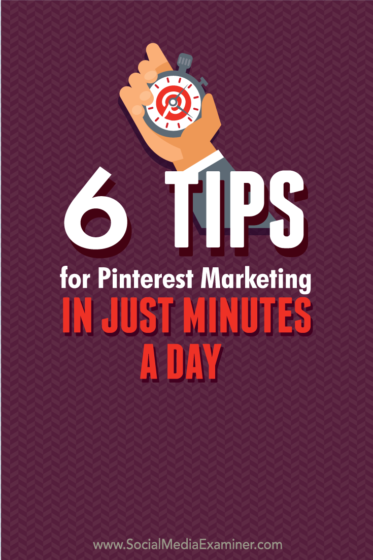 pinterest marketing in minutes a day