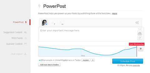 manageflitter powerpost feature