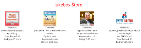 tweet jukebox preloaded jukeboxes