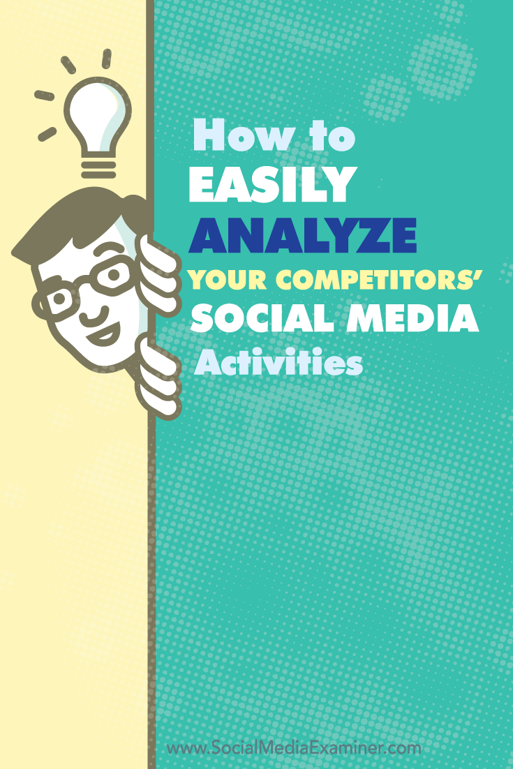 how to analyize competitors social media activities