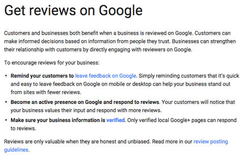 get reviews on google faq answer