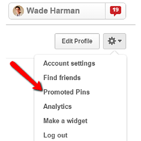 pinterest profile settings