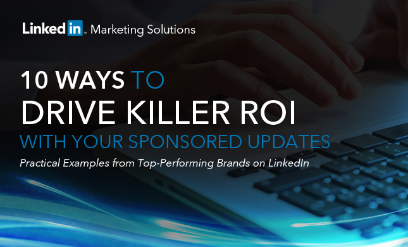 linkedin ebook sponsored update roi