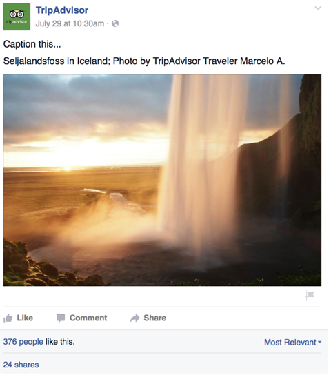 tripadvisor user generated content post