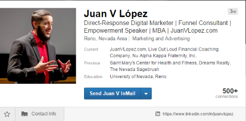 linkedin header example