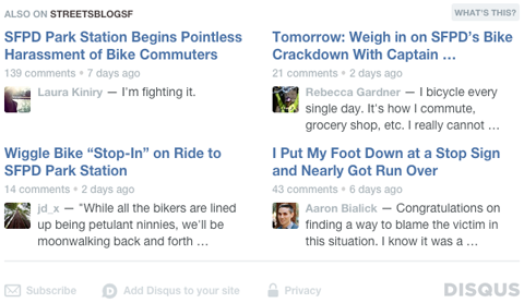 disqus comment system recommended stories example