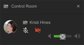 google+ hangouts control room app dashboard