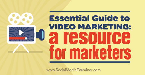 video marketing resource for marketers
