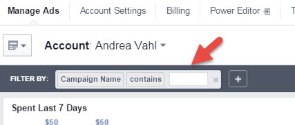 facebook ads manager report date range