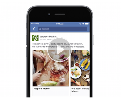 facebook video in carousel ads