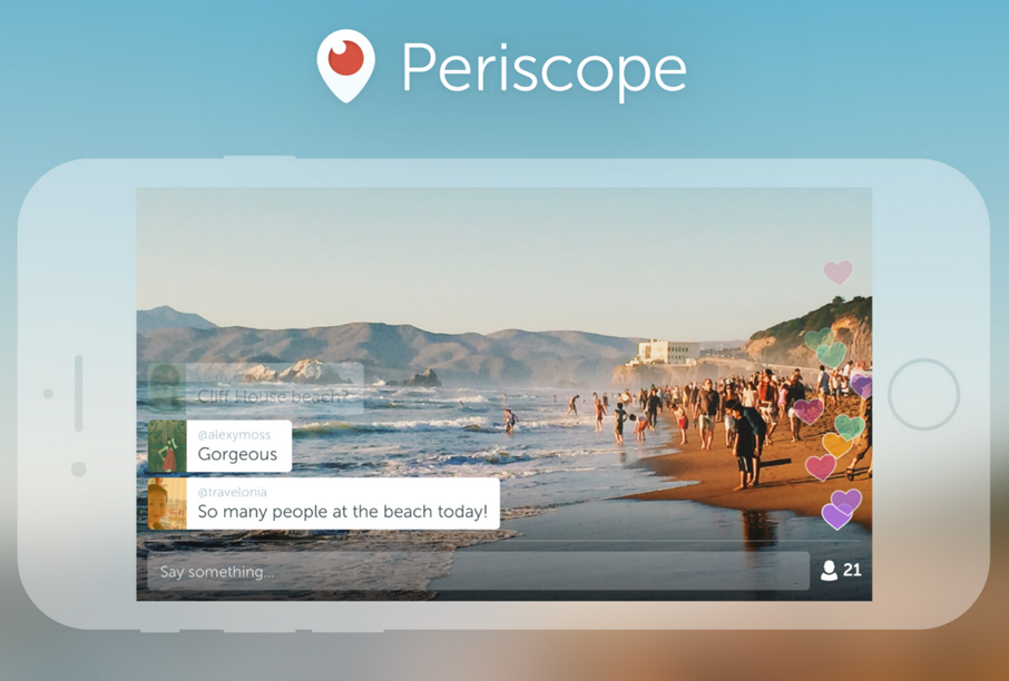 periscope landscape broadcast