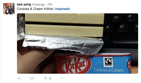 kitkat customer tweet