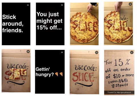 grubhub snapchat images