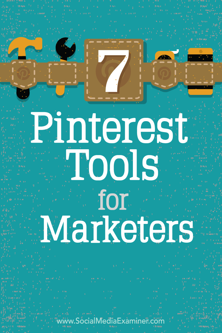 seven pinterest tools for marketers