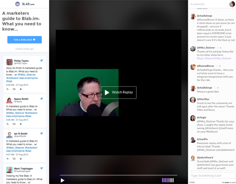 monitor comments for blab replays image